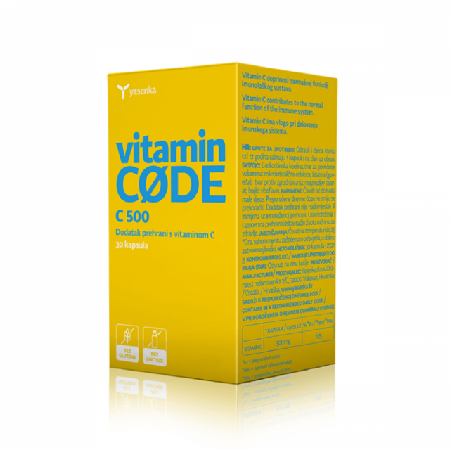 YASENKA CODE VIT C 500 A30 KAPS